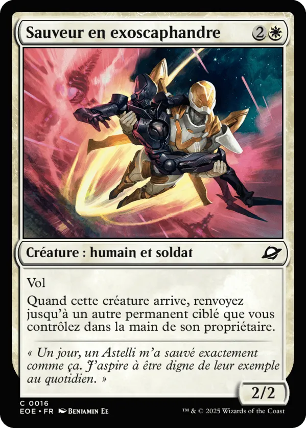Sauveur en exoscaphandre — Edge of Eternities — Magic: The Gathering
