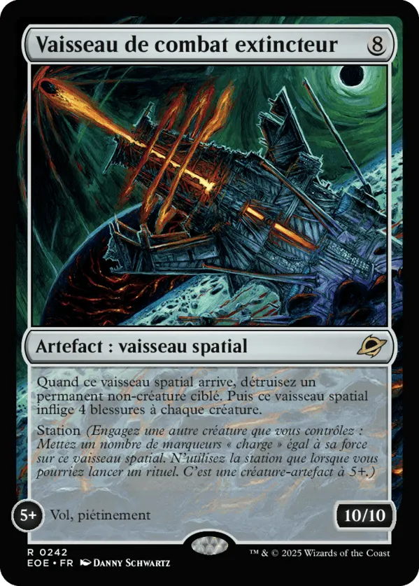 Vaisseau de combat extincteur — Edge of Eternities — Magic: The Gathering