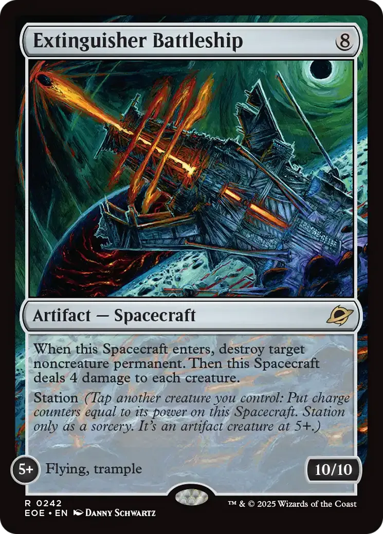 Vaisseau de combat extincteur — Edge of Eternities — Magic: The Gathering