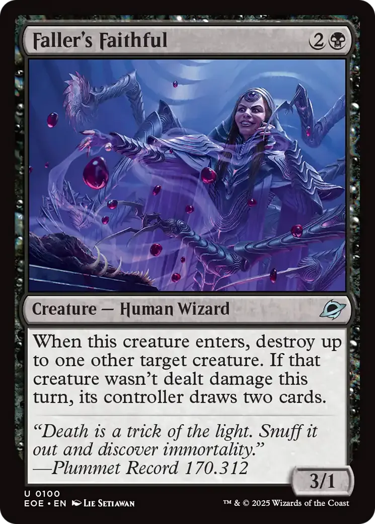 Fidèle du Grand exécuteur — Edge of Eternities — Magic: The Gathering