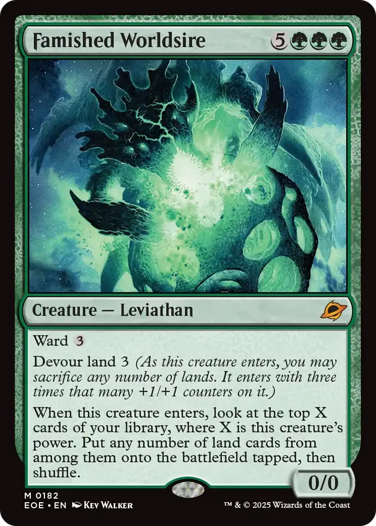 Famished Worldsire — Edge of Eternities — Magic: The Gathering