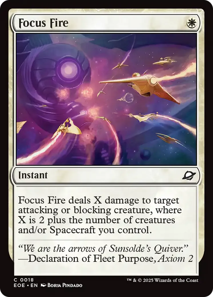 Tir concentré — Edge of Eternities — Magic: The Gathering