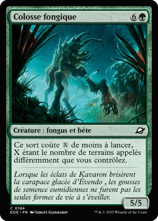 Colosse fongique — Edge of Eternities — Magic: The Gathering