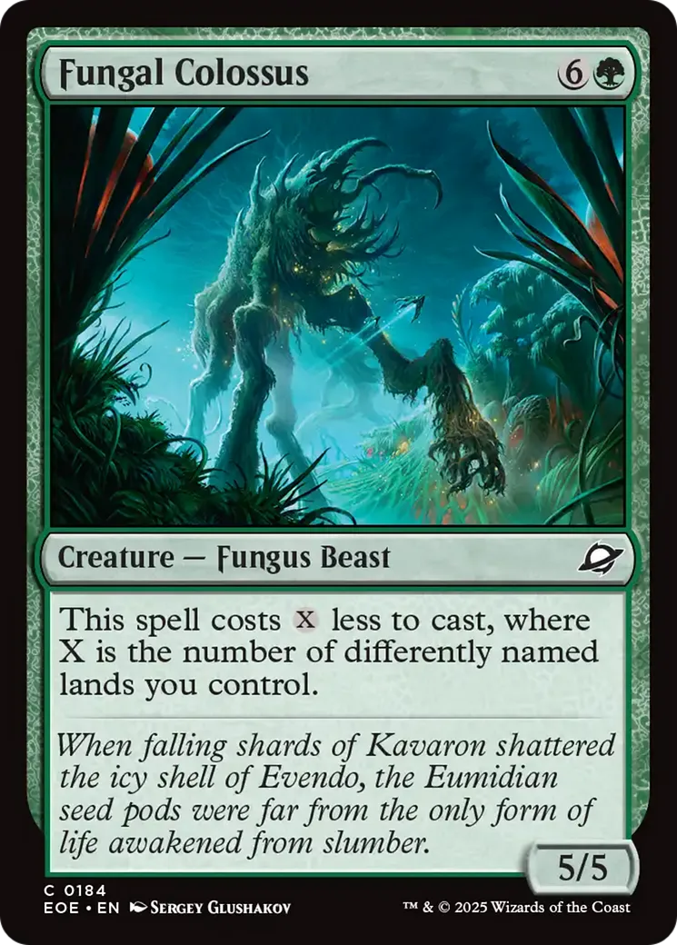 Fungal Colossus — Edge of Eternities — Magic: The Gathering