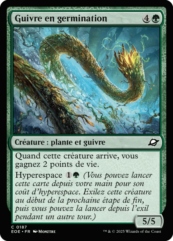 Guivre en germination — Edge of Eternities — Magic: The Gathering