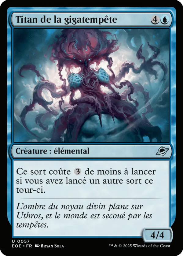 Titan de la gigatempête — Edge of Eternities — Magic: The Gathering