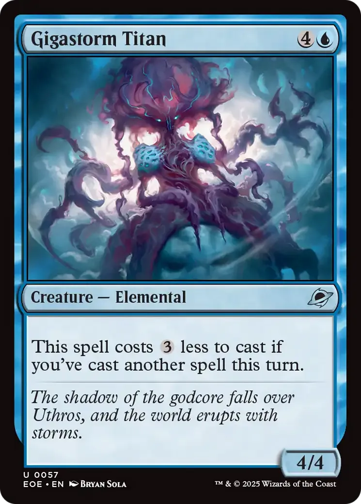 Titan de la gigatempête — Edge of Eternities — Magic: The Gathering