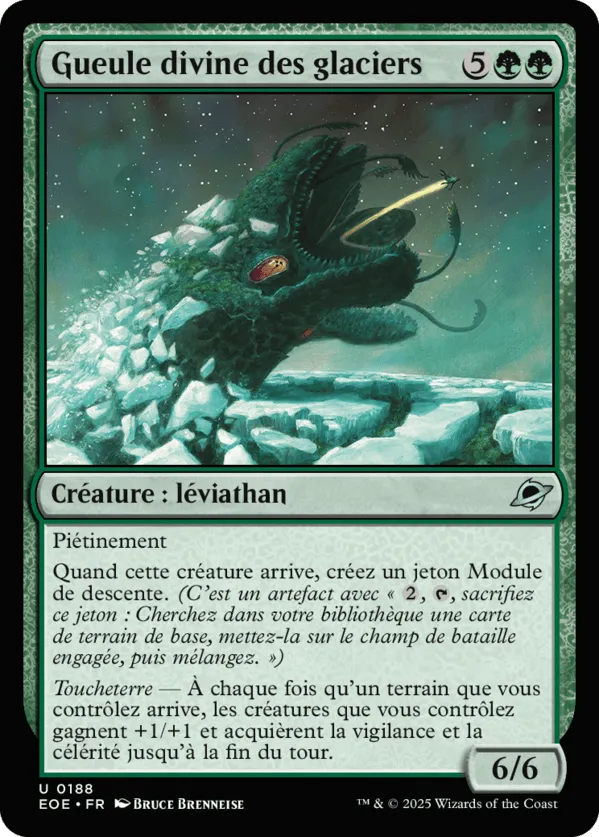 Gueule divine des glaciers — Edge of Eternities — Magic: The Gathering