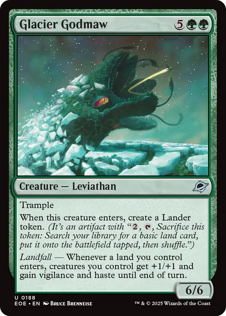 Gueule divine des glaciers — Edge of Eternities — Magic: The Gathering