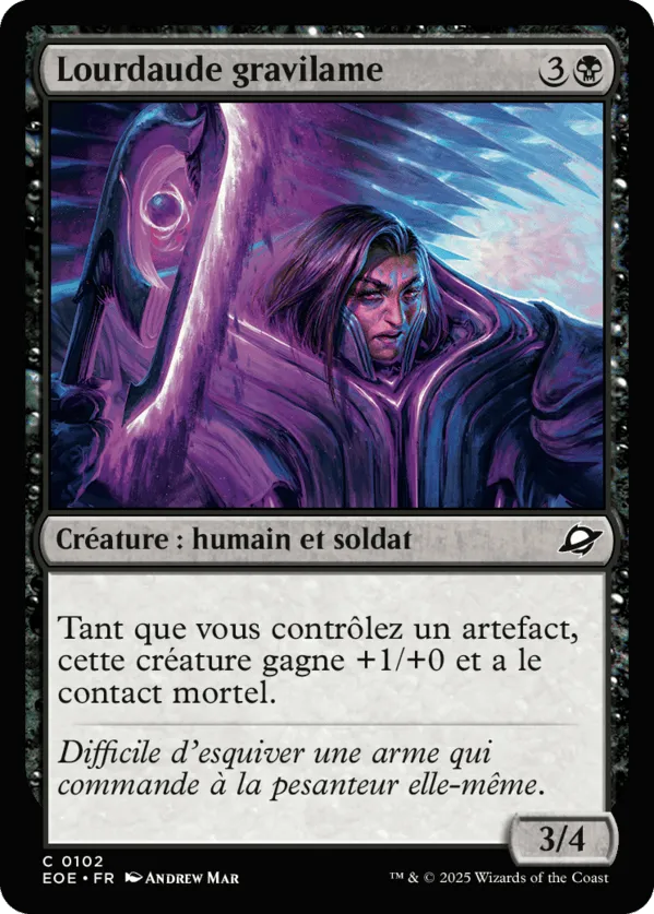 Lourdaude gravilame — Edge of Eternities — Magic: The Gathering