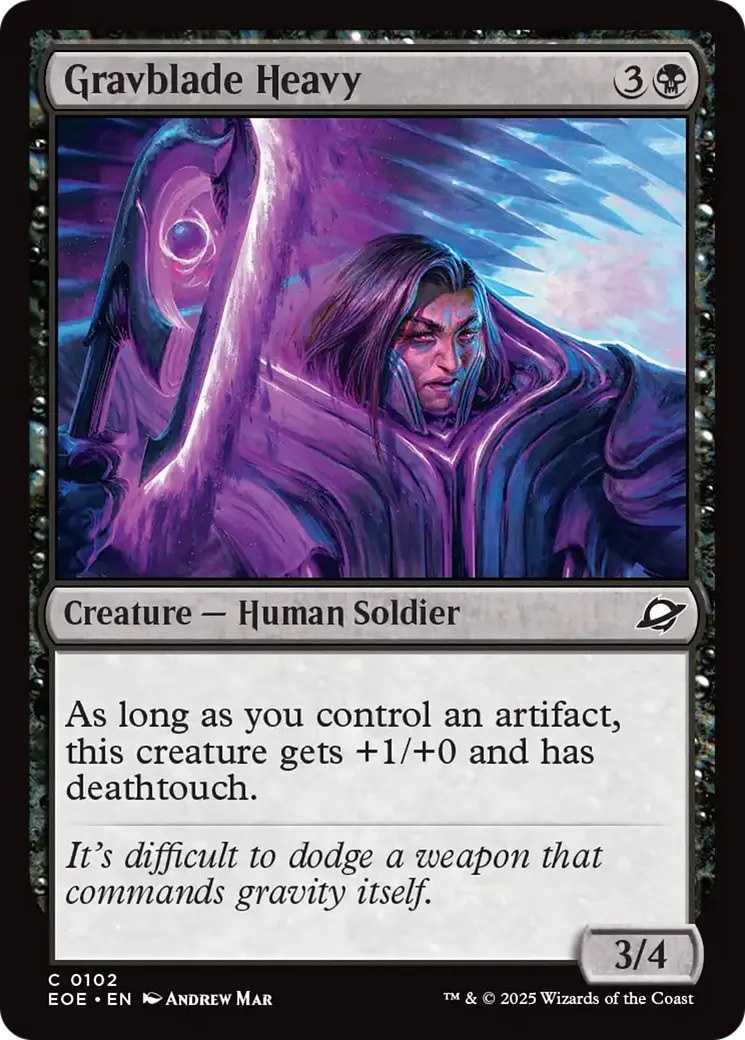 Lourdaude gravilame — Edge of Eternities — Magic: The Gathering
