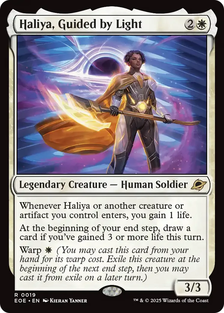 Haliya, Guided by Light — Edge of Eternities — Magic: The Gathering