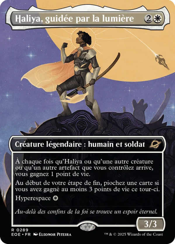 Haliya, guidée par la lumière — Edge of Eternities — Magic: The Gathering