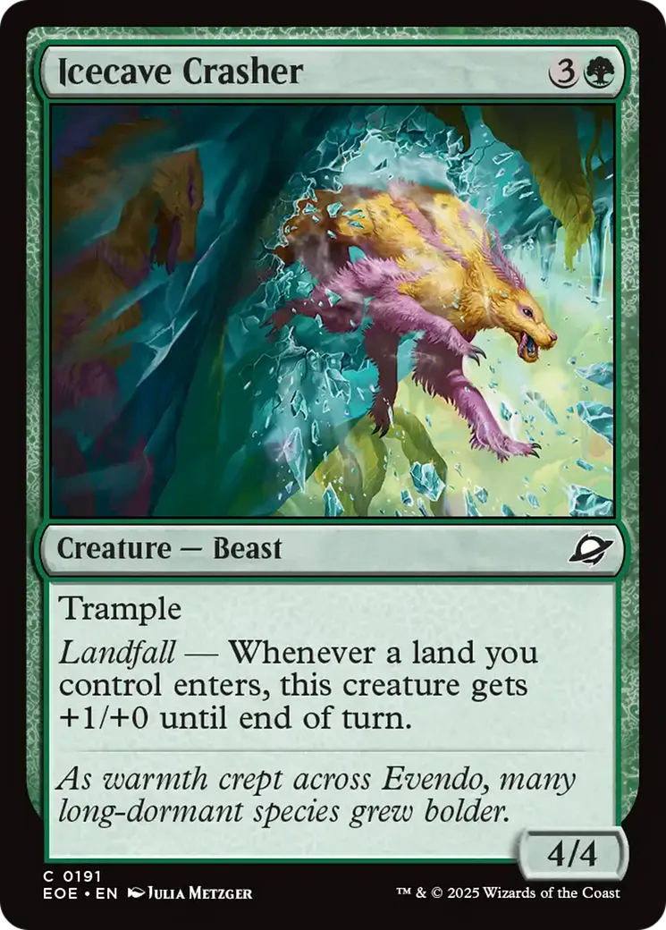 Icecave Crasher from Edge of Eternities - Magic: The Gathering