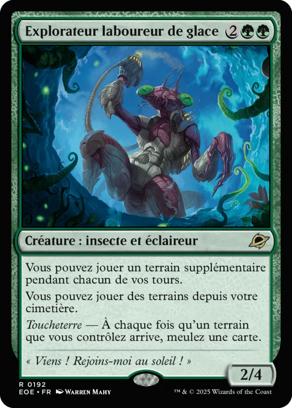 Explorateur laboureur de glace — Edge of Eternities — Magic: The Gathering