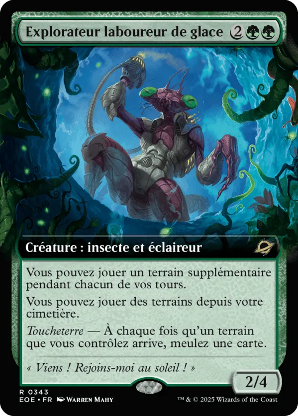 Explorateur laboureur de glace — Edge of Eternities — Magic: The Gathering