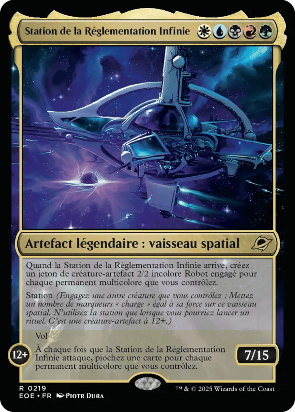 Station de la Réglementation Infinie — Edge of Eternities — Magic: The Gathering