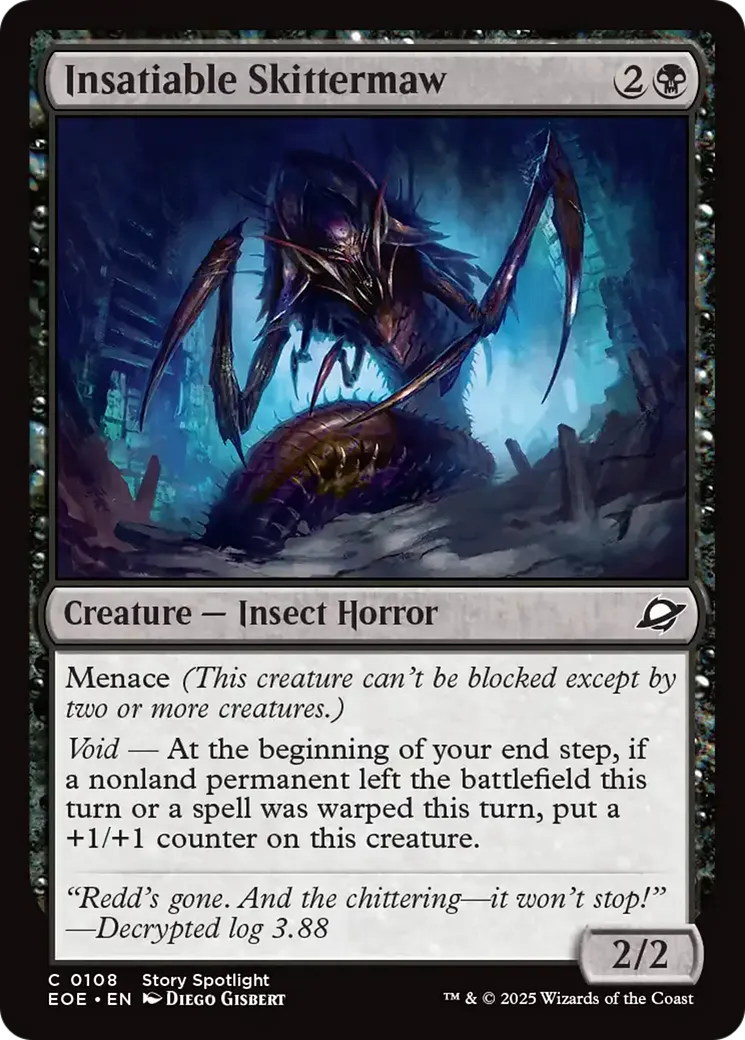 Insatiable Skittermaw from Edge of Eternities - Magic: The Gathering