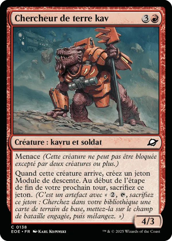 Chercheur de terre kav — Edge of Eternities — Magic: The Gathering