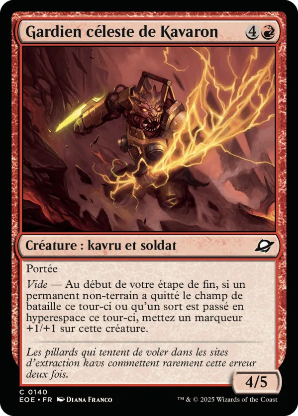 Gardien céleste de Kavaron — Edge of Eternities — Magic: The Gathering