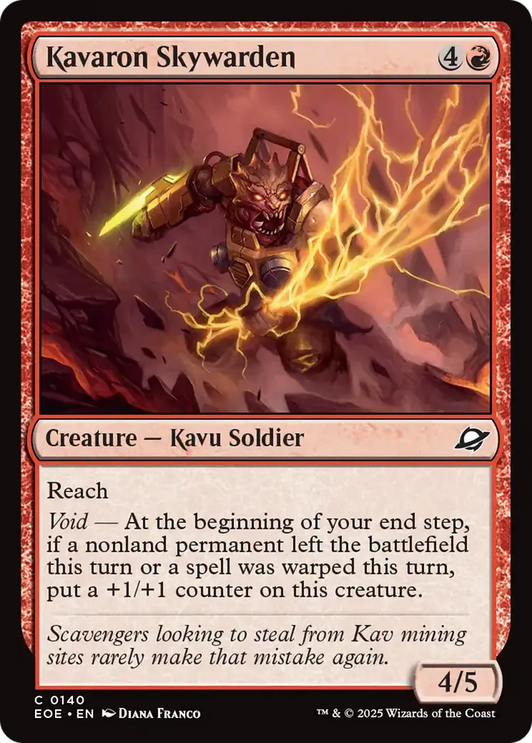 Kavaron Skywarden — Edge of Eternities — Magic: The Gathering
