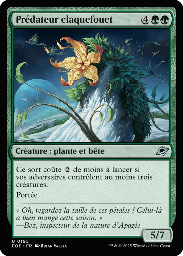 Prédateur claquefouet — Edge of Eternities — Magic: The Gathering
