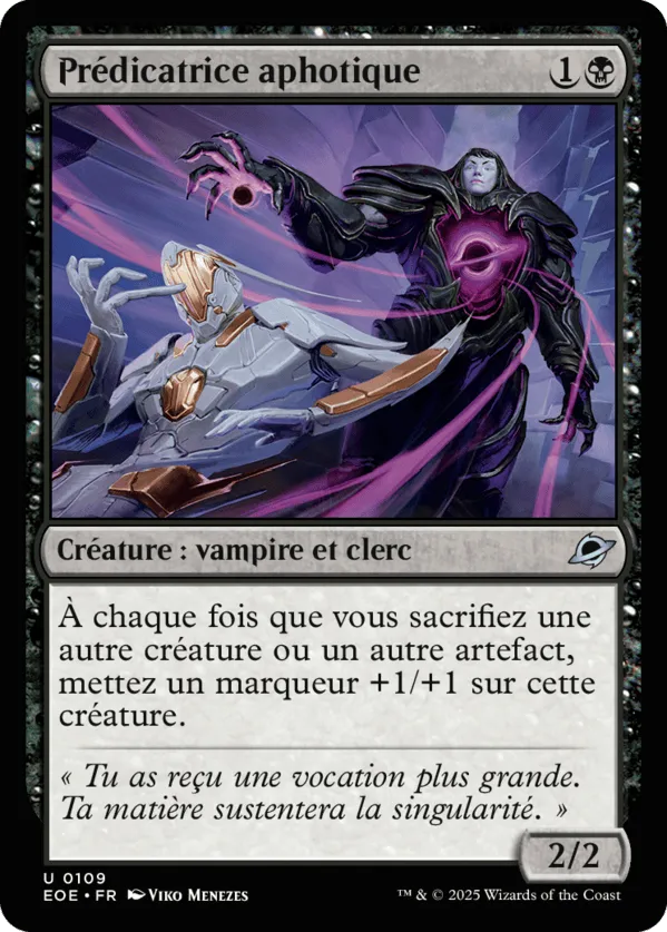 Prédicatrice aphotique — Edge of Eternities — Magic: The Gathering