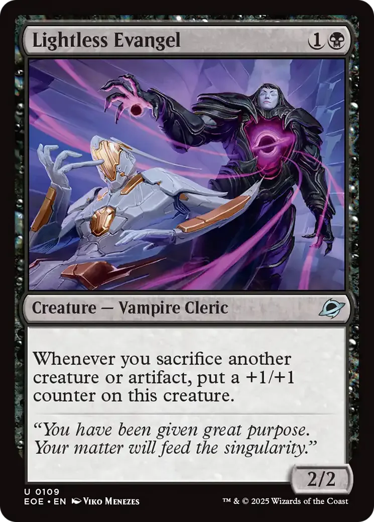 Lightless Evangel from Edge of Eternities - Magic: The Gathering