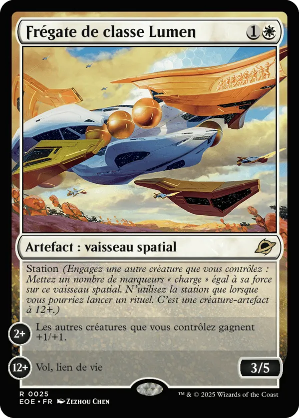 Frégate de classe Lumen — Edge of Eternities — Magic: The Gathering