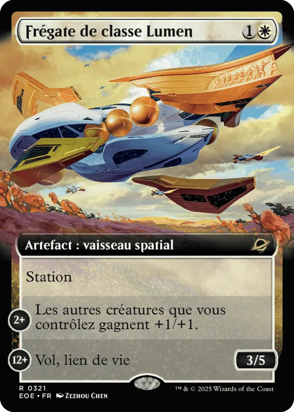 Frégate de classe Lumen — Edge of Eternities — Magic: The Gathering