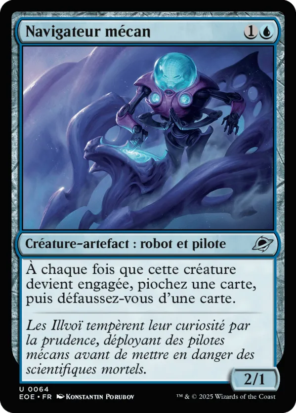 Navigateur mécan — Edge of Eternities — Magic: The Gathering