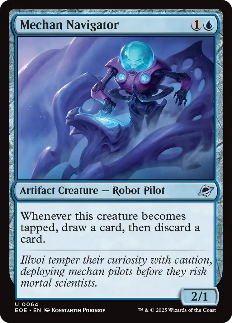 Navigateur mécan — Edge of Eternities — Magic: The Gathering