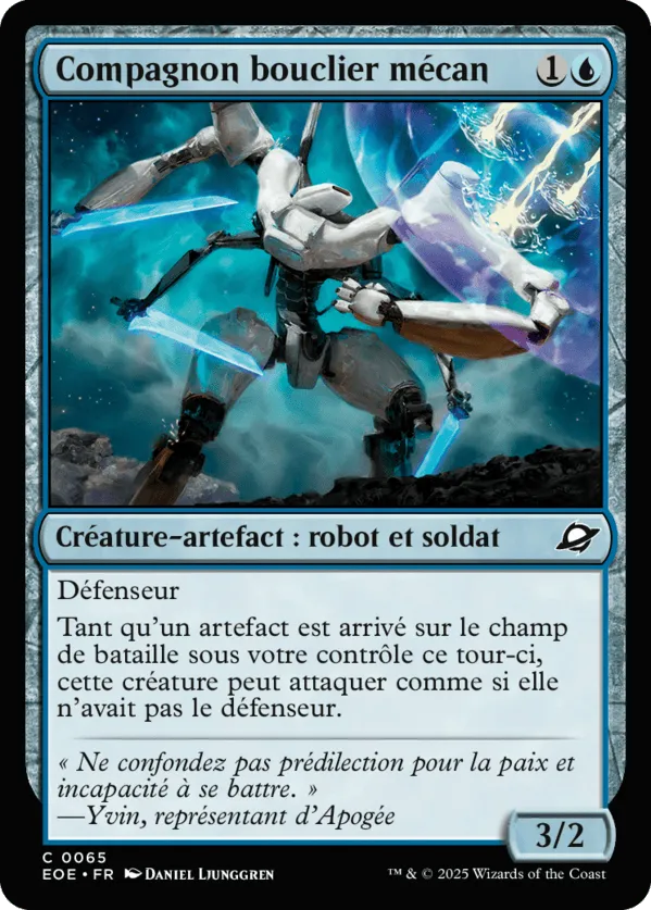 Compagnon bouclier mécan — Edge of Eternities — Magic: The Gathering