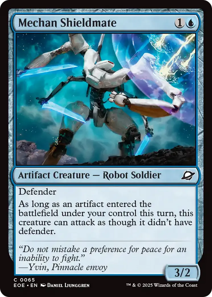Compagnon bouclier mécan — Edge of Eternities — Magic: The Gathering