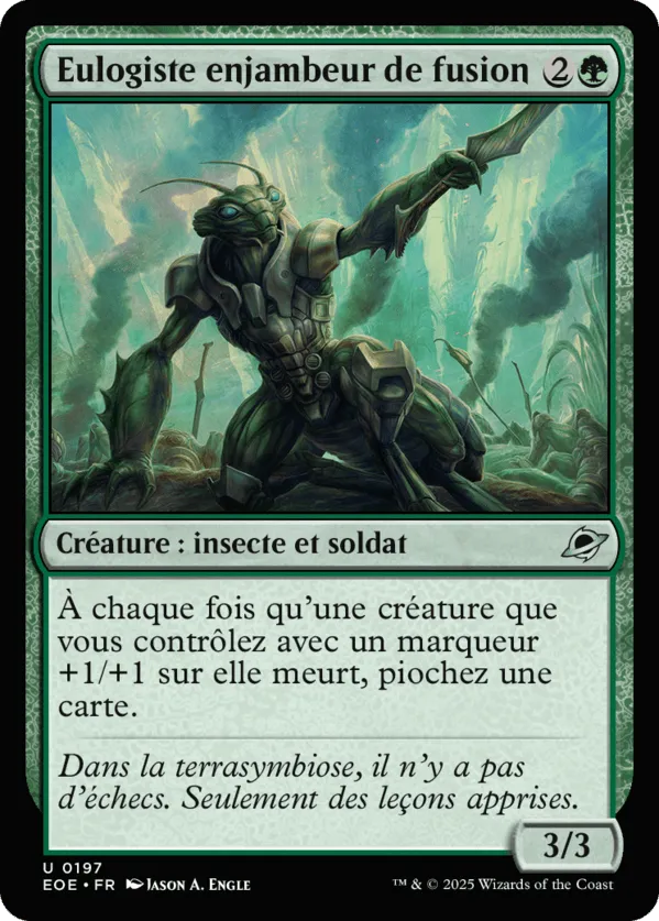 Eulogiste enjambeur de fusion from Edge of Eternities - Magic: The Gathering
