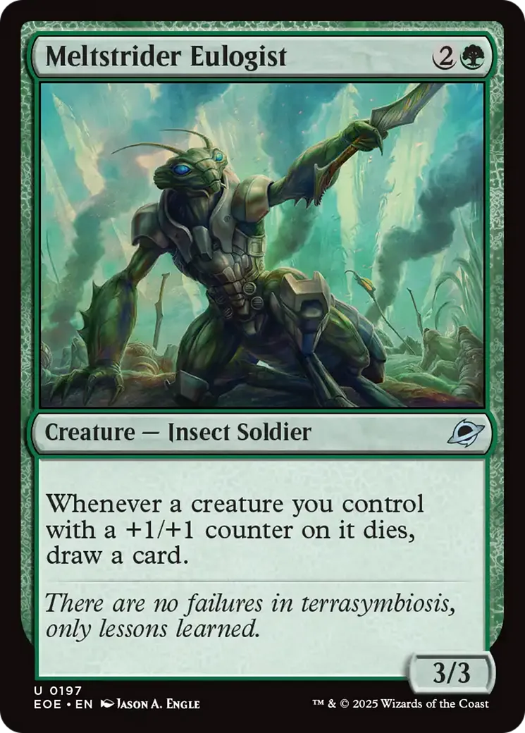 Eulogiste enjambeur de fusion — Edge of Eternities — Magic: The Gathering