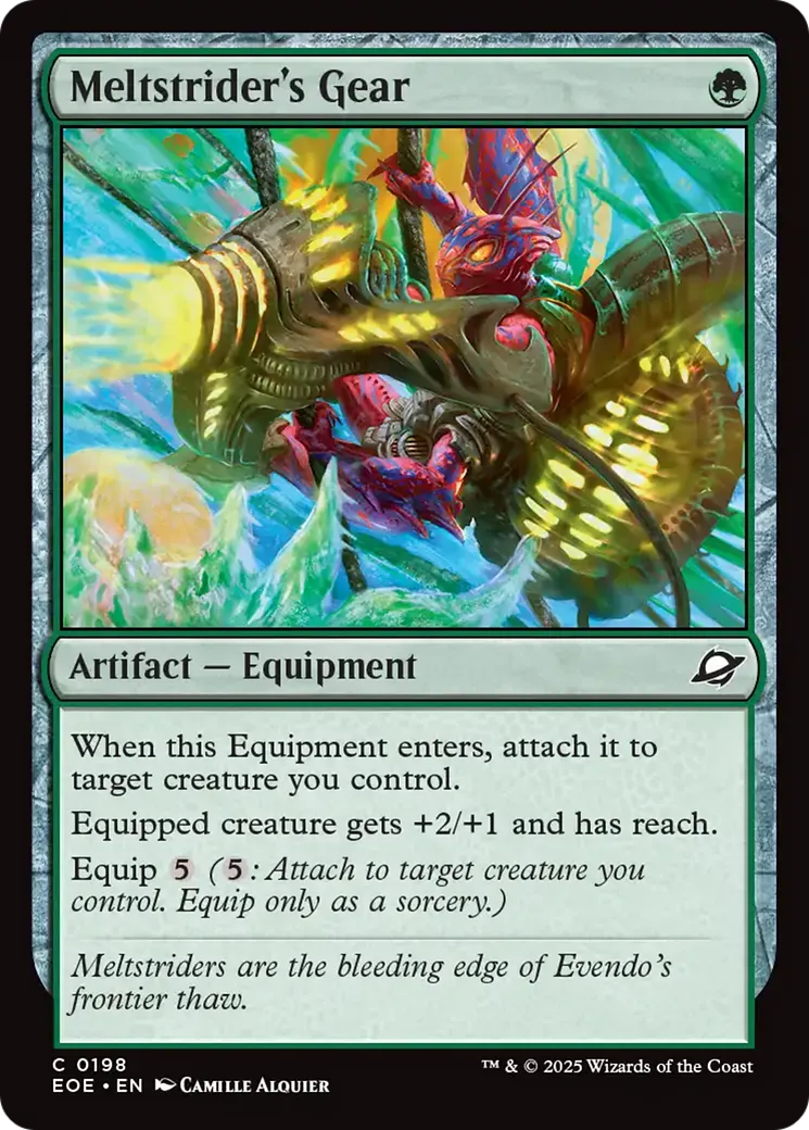 Meltstrider's Gear — Edge of Eternities — Magic: The Gathering