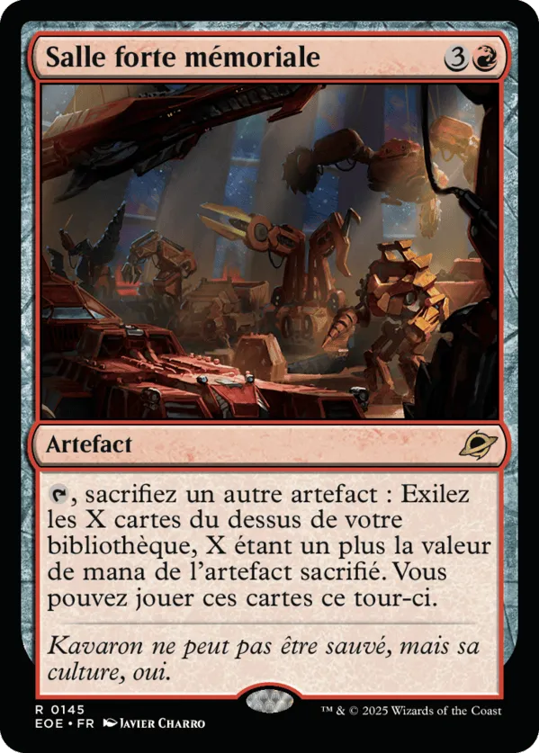 Salle forte mémoriale — Edge of Eternities — Magic: The Gathering