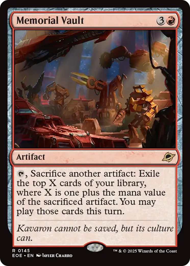 Salle forte mémoriale — Edge of Eternities — Magic: The Gathering
