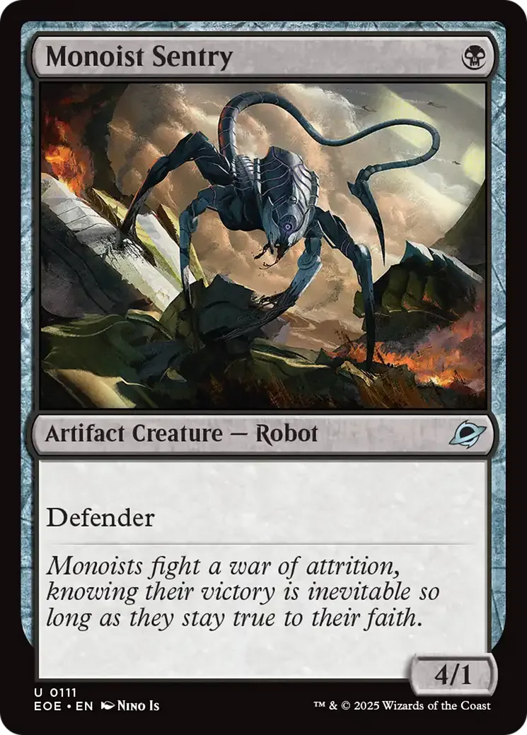 Sentinelle monoïste — Edge of Eternities — Magic: The Gathering