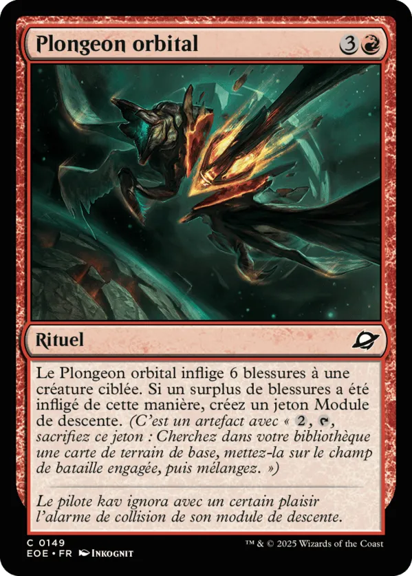 Plongeon orbital — Edge of Eternities — Magic: The Gathering