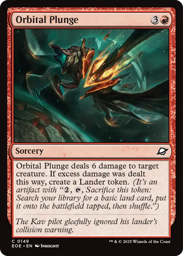 Orbital Plunge — Edge of Eternities — Magic: The Gathering