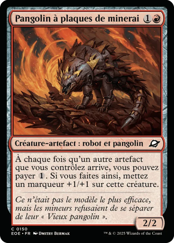 Pangolin à plaques de minerai from Edge of Eternities - Magic: The Gathering