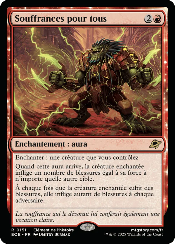 Souffrances pour tous — Edge of Eternities — Magic: The Gathering