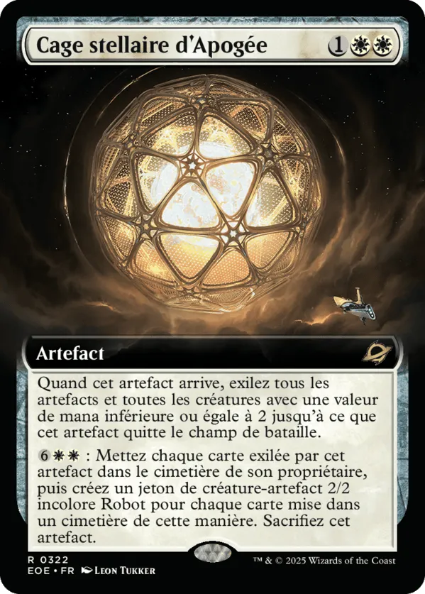 Cage stellaire d'Apogée from Edge of Eternities - Magic: The Gathering