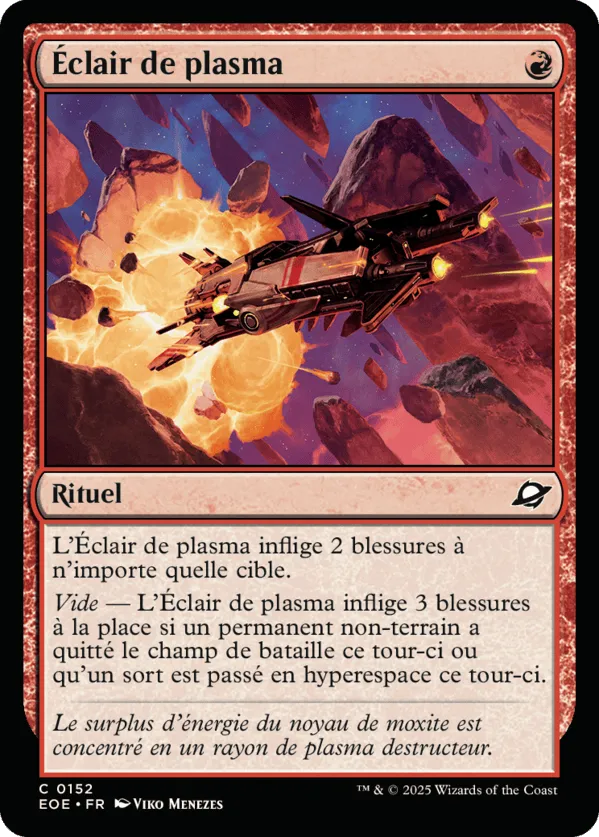 Éclair de plasma — Edge of Eternities — Magic: The Gathering
