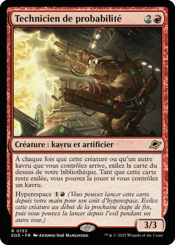 Technicien de probabilité — Edge of Eternities — Magic: The Gathering