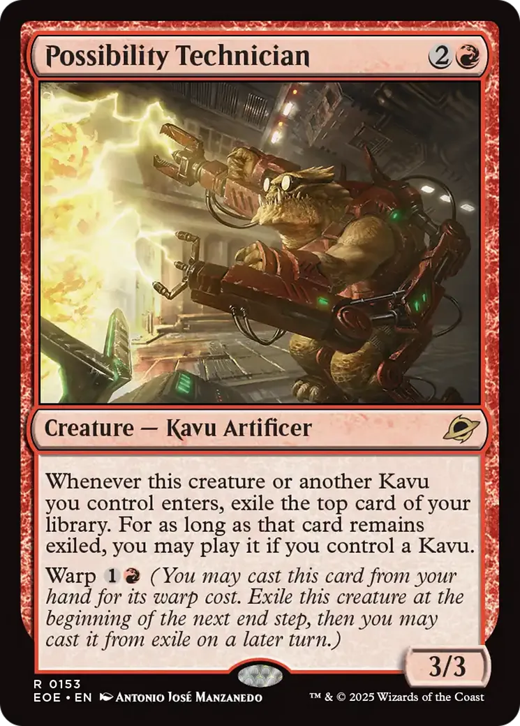 Possibility Technician from Edge of Eternities - Magic: The Gathering