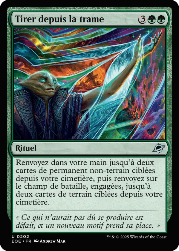 Tirer depuis la trame — Edge of Eternities — Magic: The Gathering