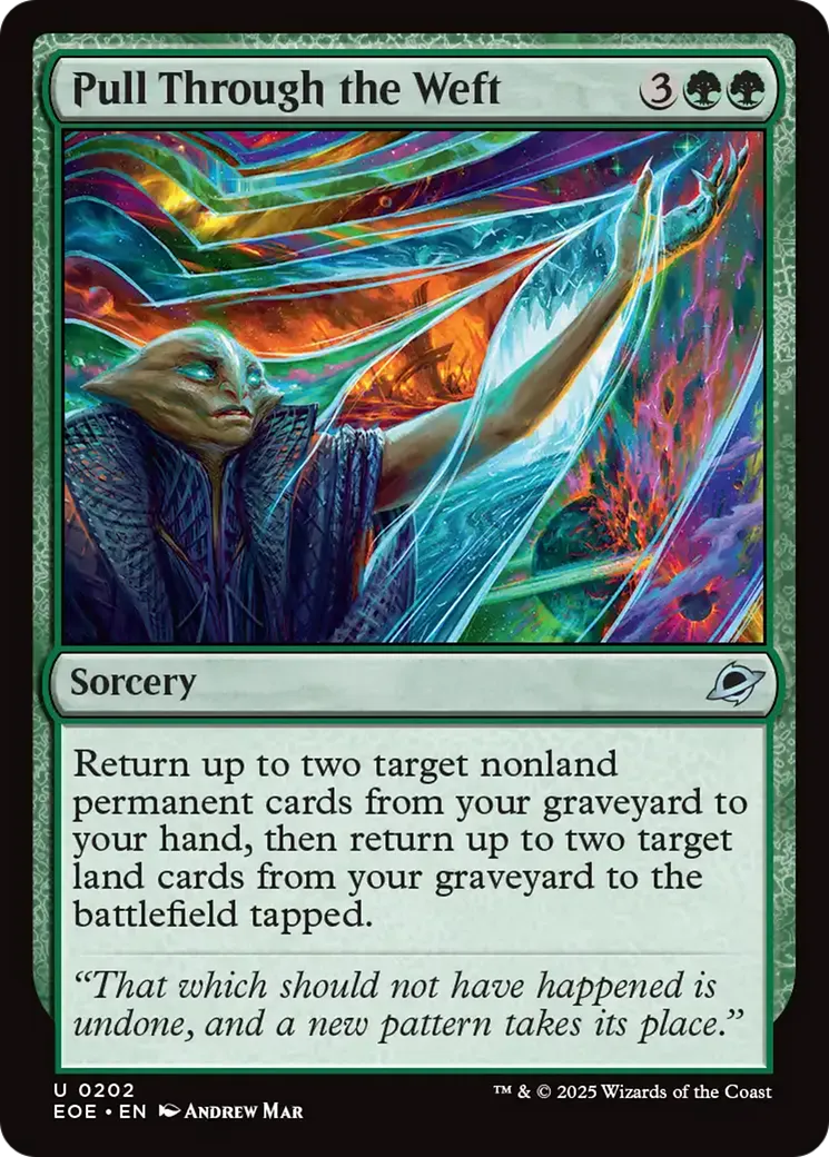 Tirer depuis la trame — Edge of Eternities — Magic: The Gathering